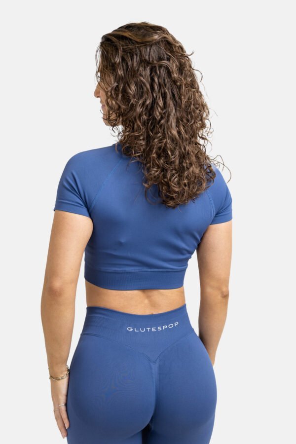 Effortless Contour Crop – Dark Navy tweede afbeelding