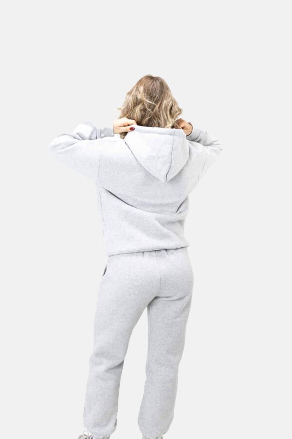 Premium Oversized Hoodie (Unisex) – Cloud Silver tweede afbeelding