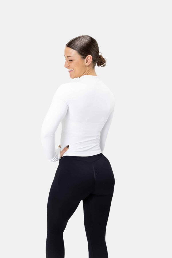 Hourglass Zip Jacket – Ivory tweede afbeelding