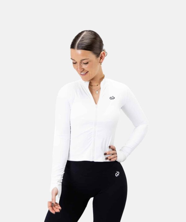 Hourglass Zip Jacket – Ivory