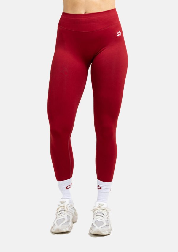 Effortless Contour Leggings – Deep Red tweede afbeelding