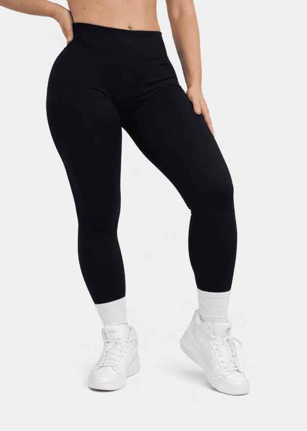 Effortless Contour Leggings – True Black tweede afbeelding