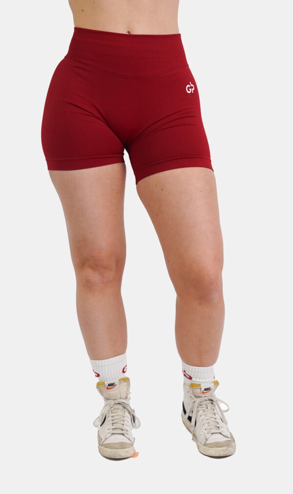 Effortless Contour Shorts – Deep Red tweede afbeelding