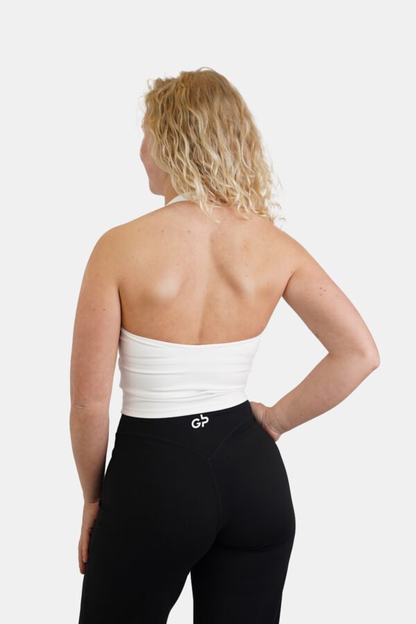 Backless Soft Halter Top – Ivory tweede afbeelding